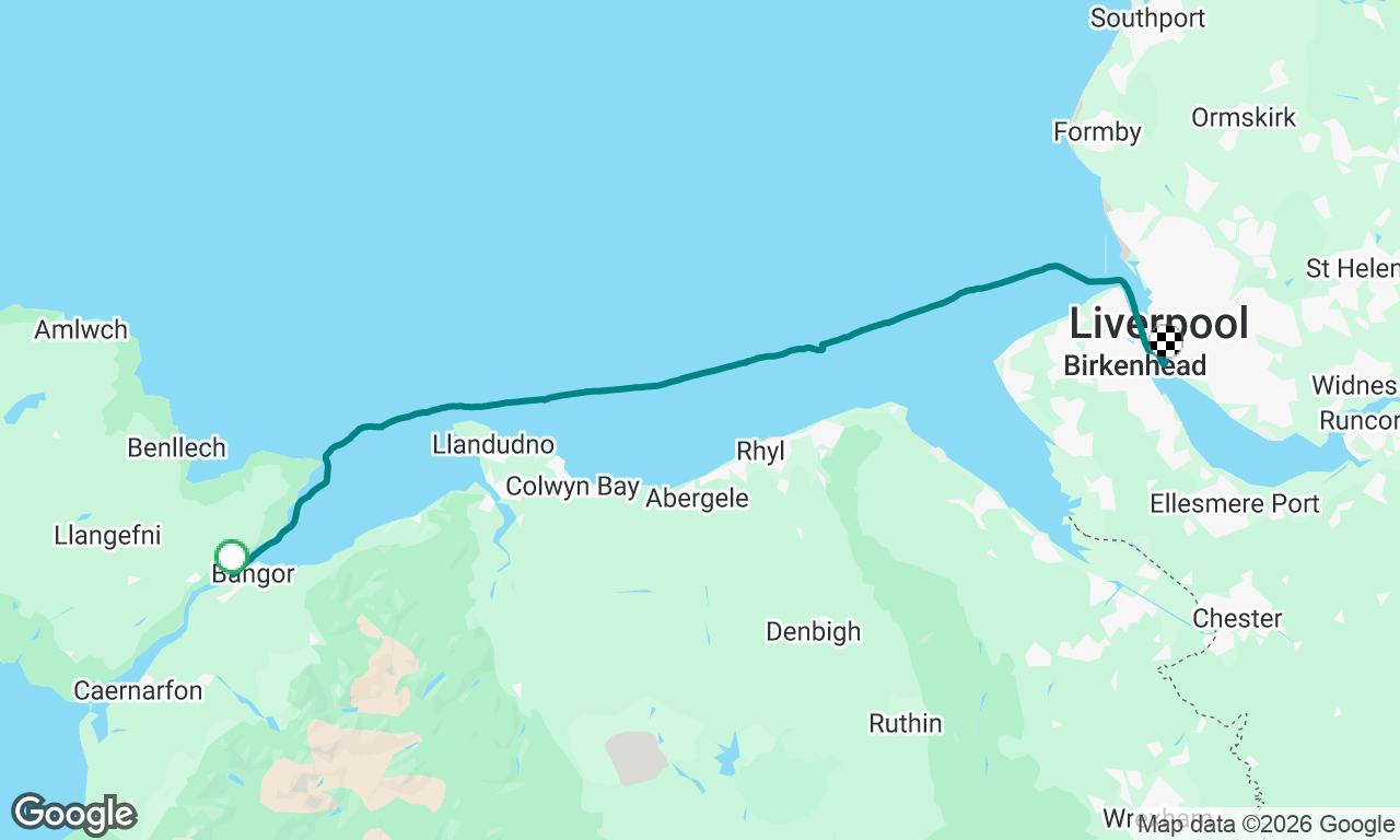 Menai Bridge to Liverpool Marina with NWCC