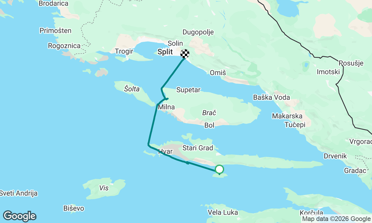 Voyage map