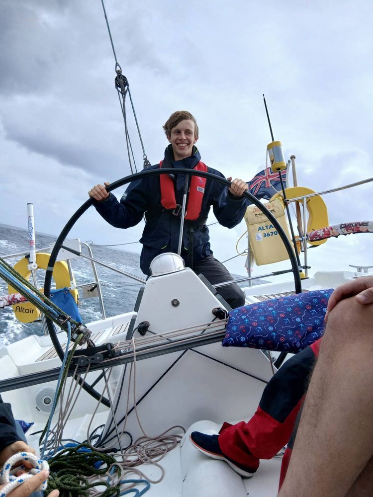Voyage photo from Jersey to Guernsey  Dayskipper Day 1