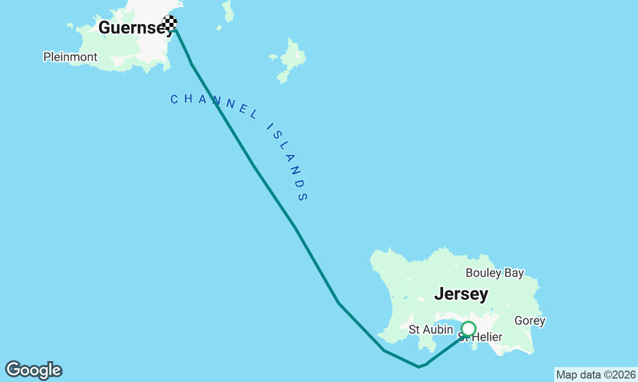 Jersey to Guernsey  Dayskipper Day 1