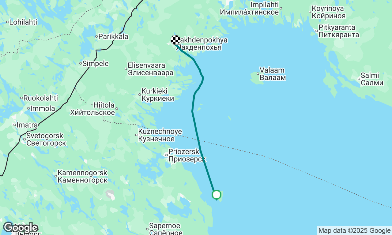 Satka. Krestovskiy ostrov, SPb - Lakhdenpohya
