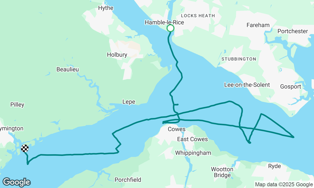 Race to Lymington on shady lady