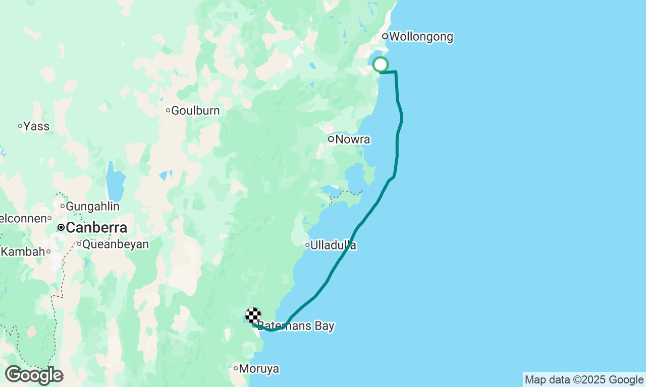 Shellcove to Batemans Bay