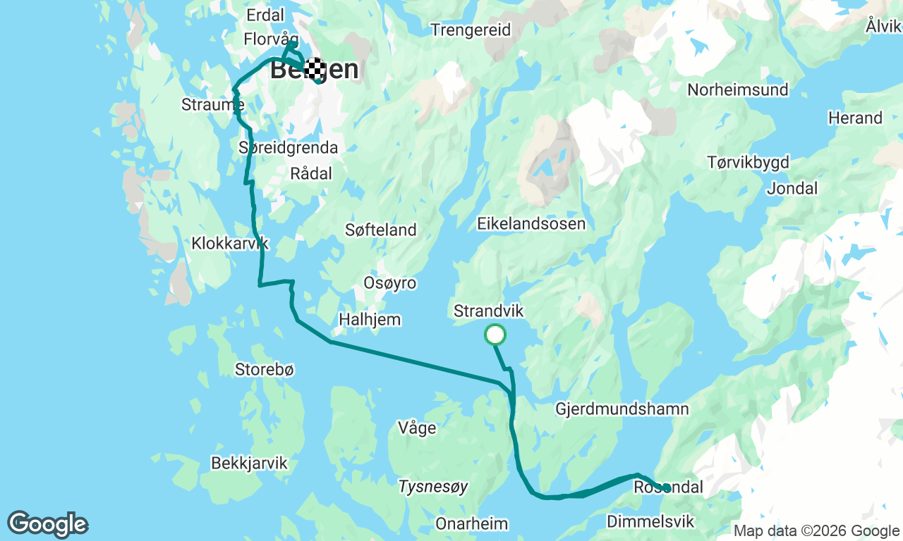 Voyage map