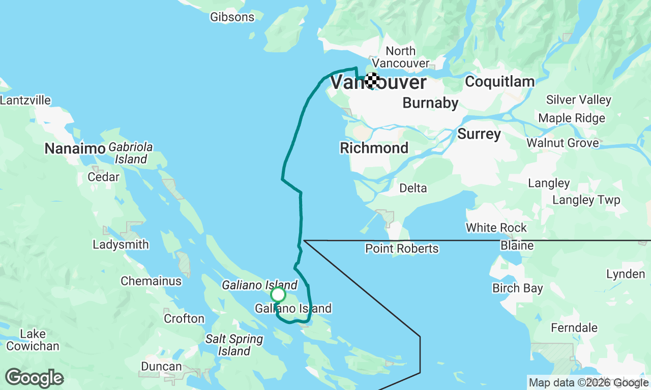 JibSet RRR 2026 Day 27
Montague Harbour to Vancouver