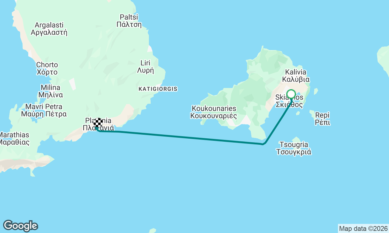 Voyage map