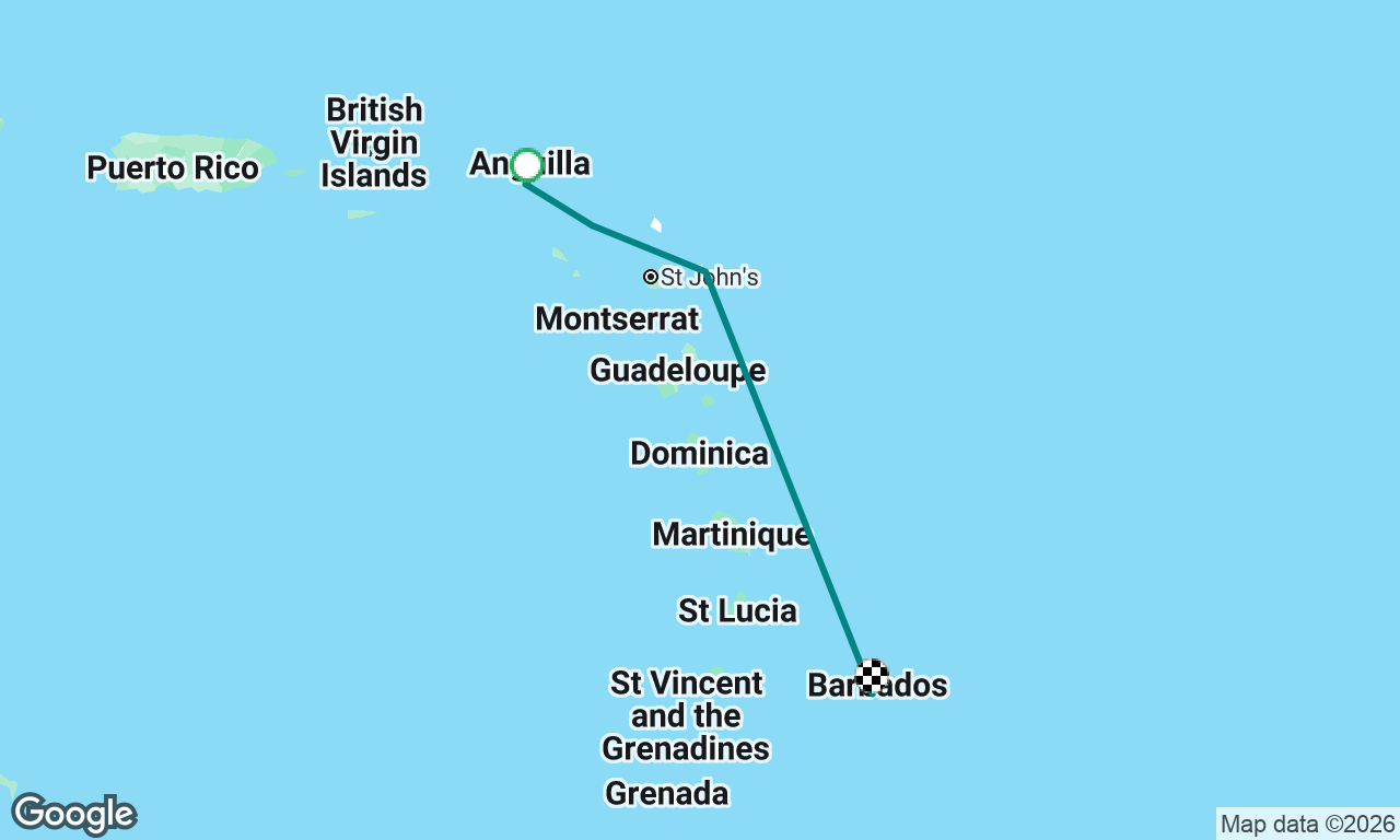 Voyage map