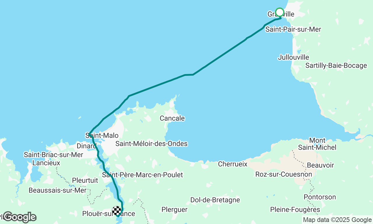 Sailing Course Day 2
Granville to Plouer