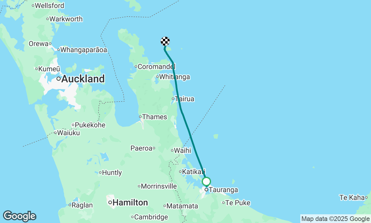 Sulphur Point Marina to Mercury island 