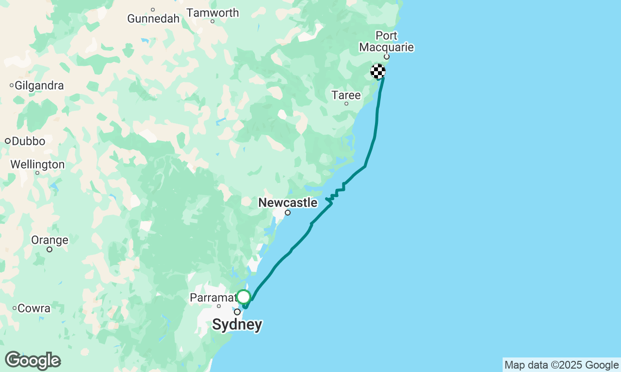 Syd to Camden Haven