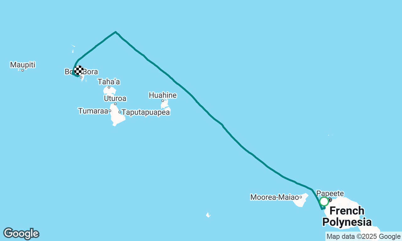 Tahiti to Bora Bora