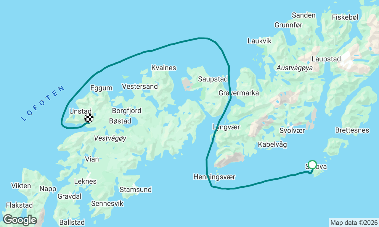 Skrova to Maervollspollen