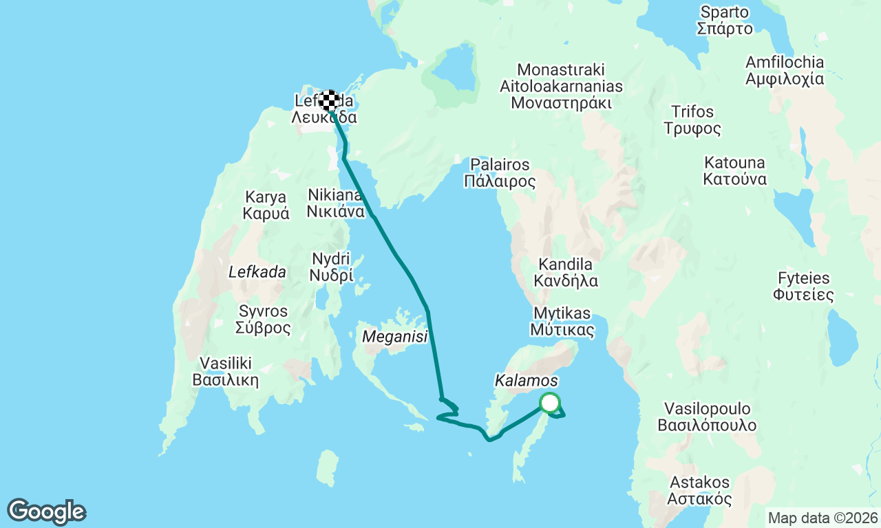 Ionian day 7: Kastos to Lefkada
