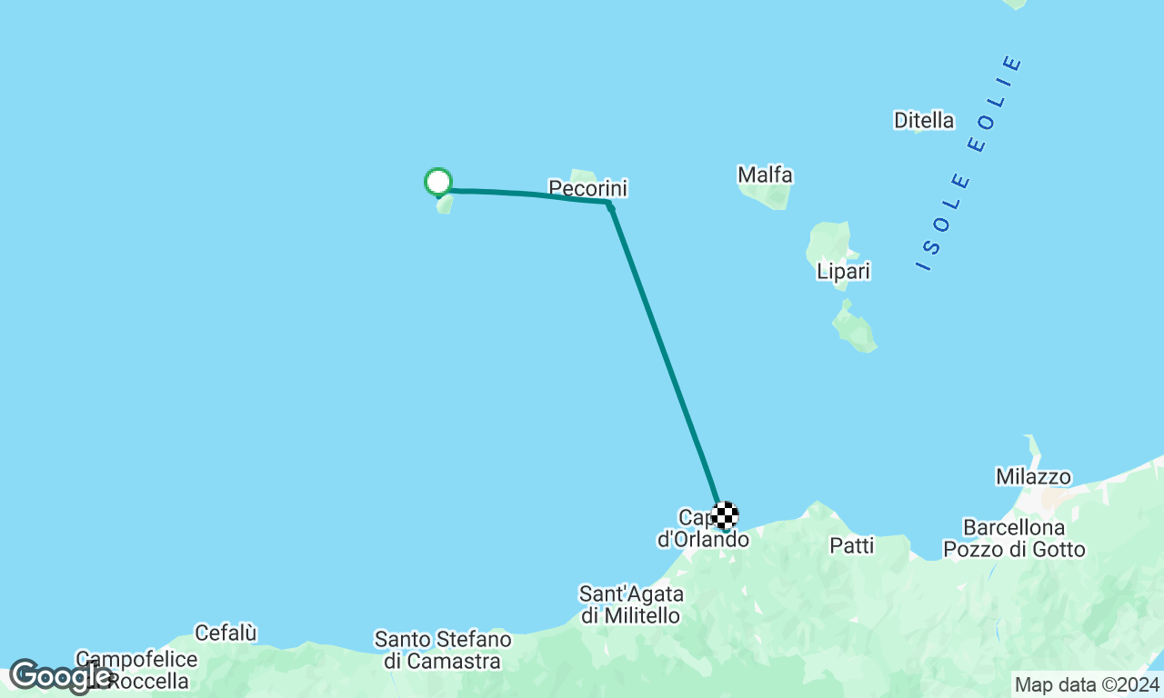 Alicudi -> Capo d’Orlando