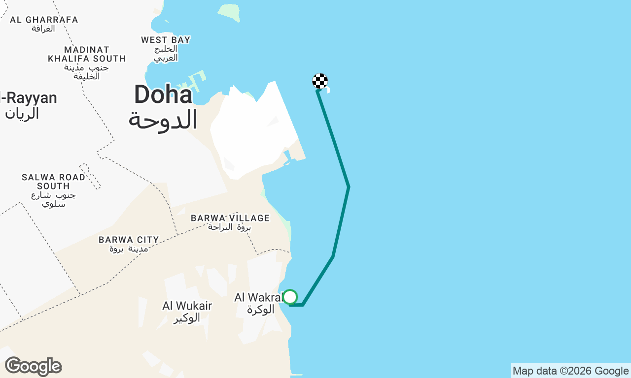 Wakra marine to island vice versa