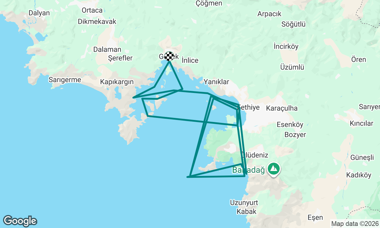 Voyage map