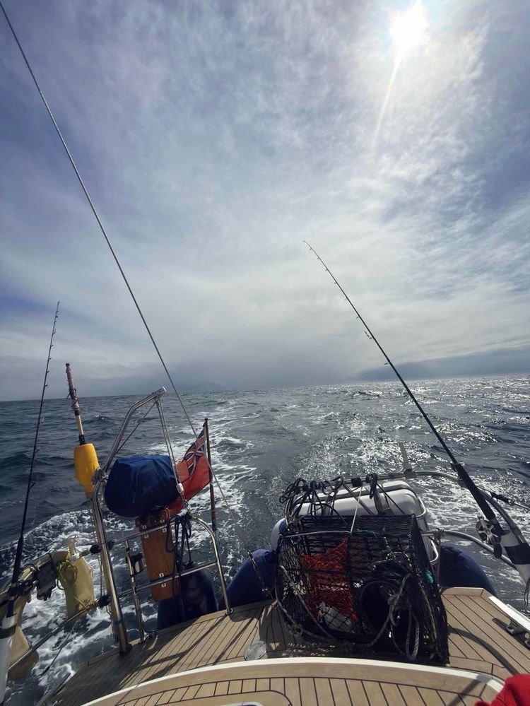 Voyage photo from Peel to the Mull of Galway anchorage