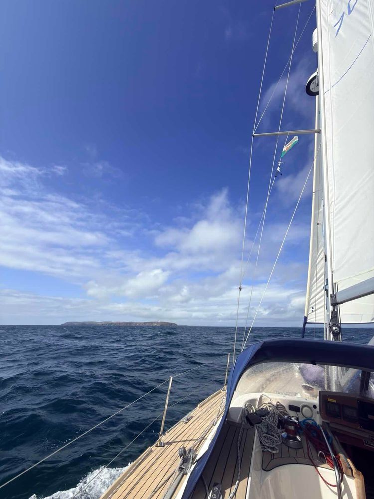 Voyage photo from Peel to the Mull of Galway anchorage