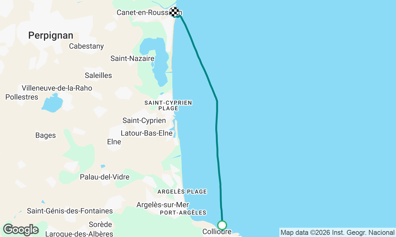 Voyage map