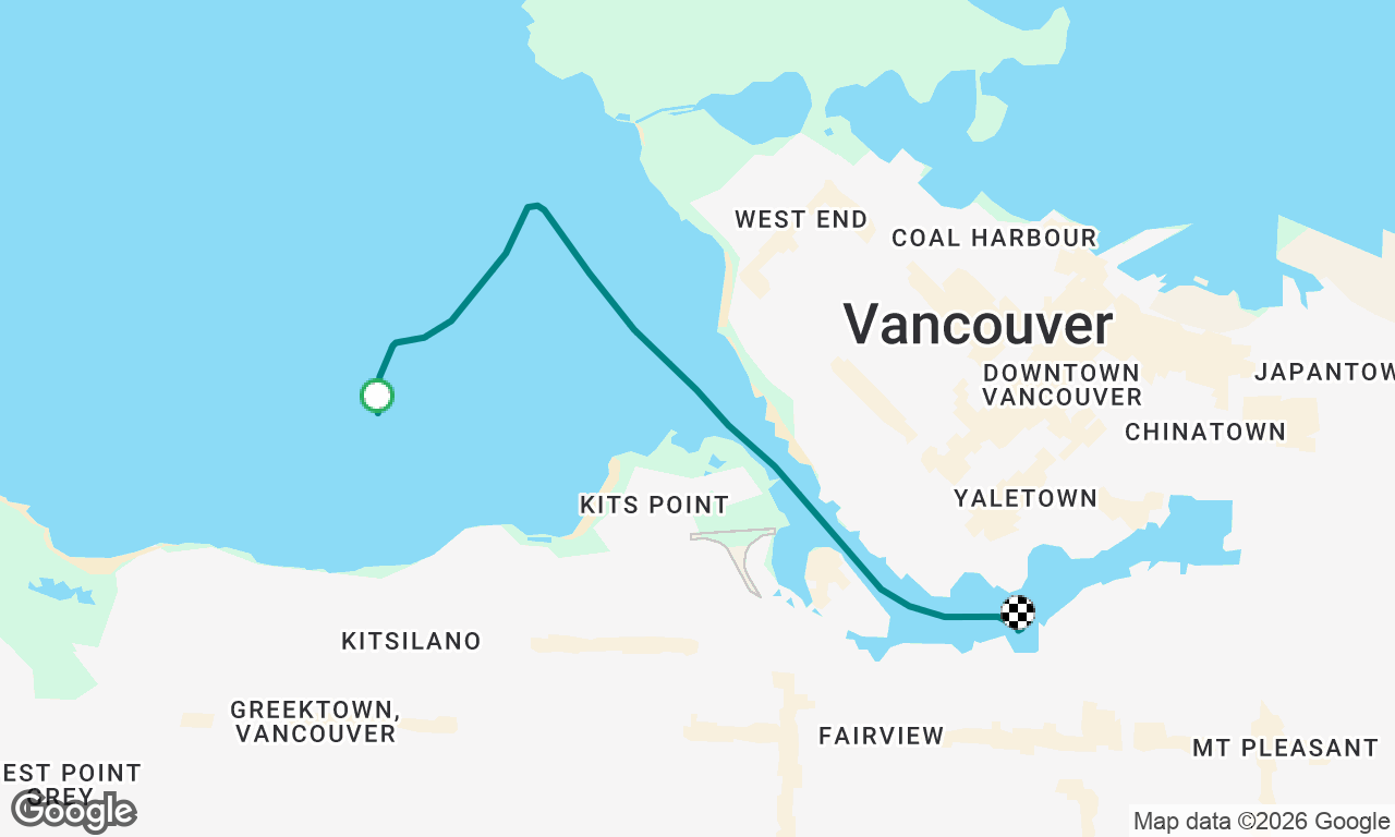 Voyage map