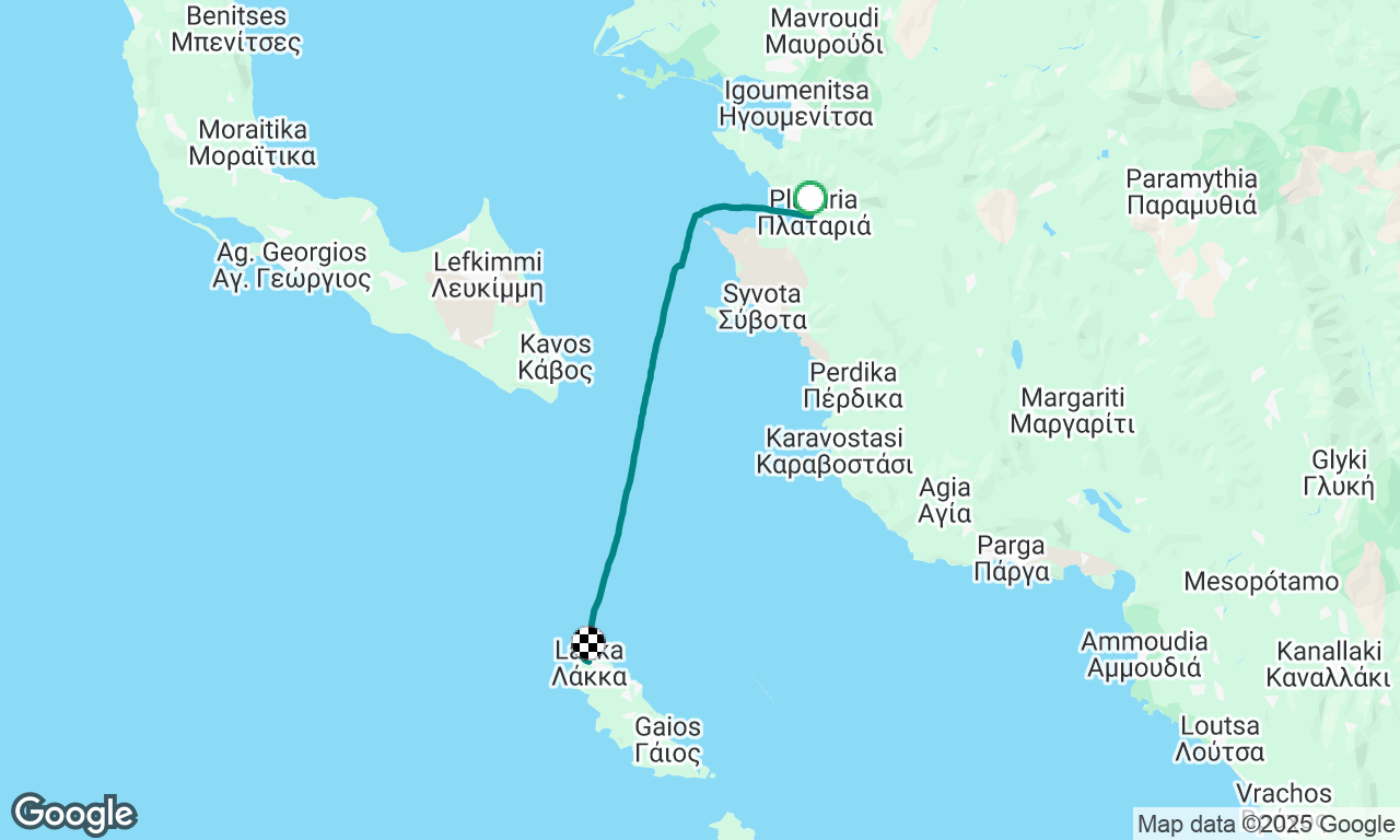 Day 3 Flotilla May 24th: Plataria to Lakka