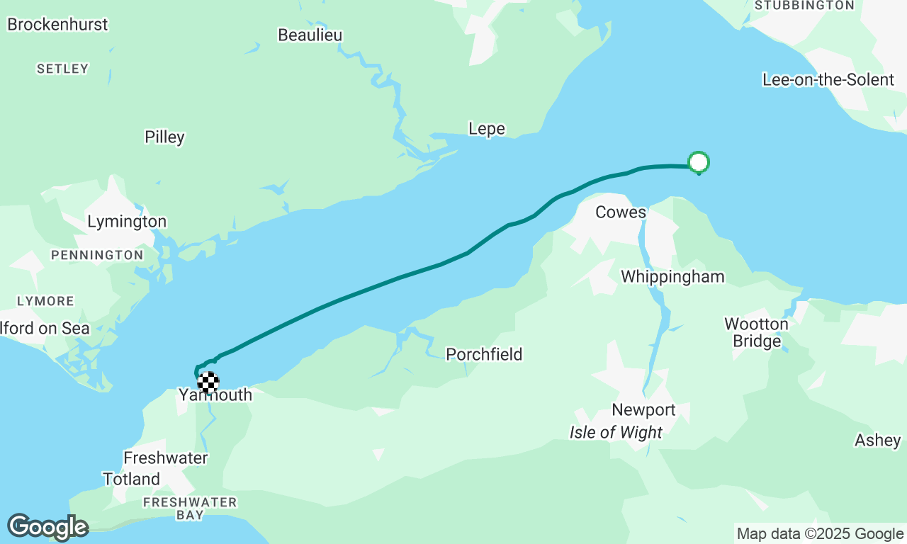 Osborne Bay to Yarmouth