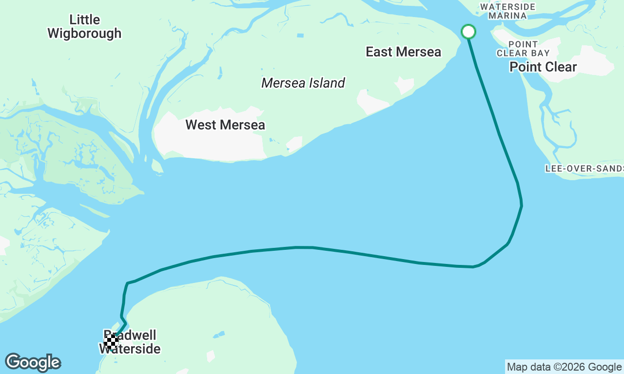 East Mersea to Bradwell Marina Summer Cruise 25