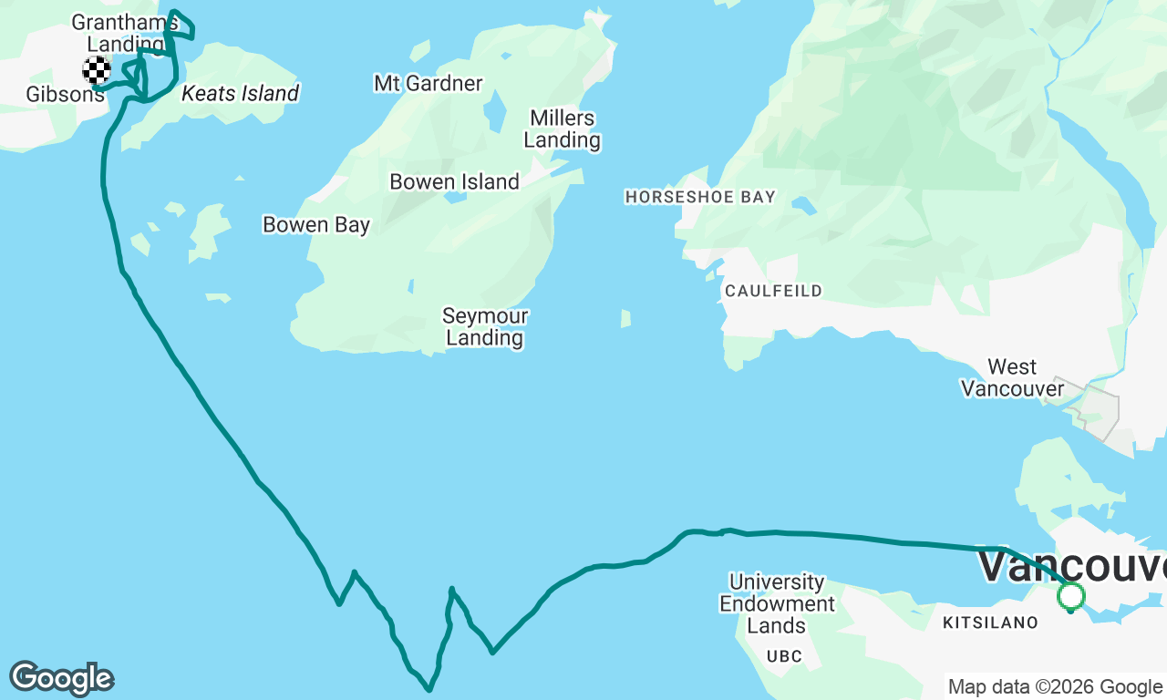 June 6/7 WCSC cruise to Gibsons - day 1