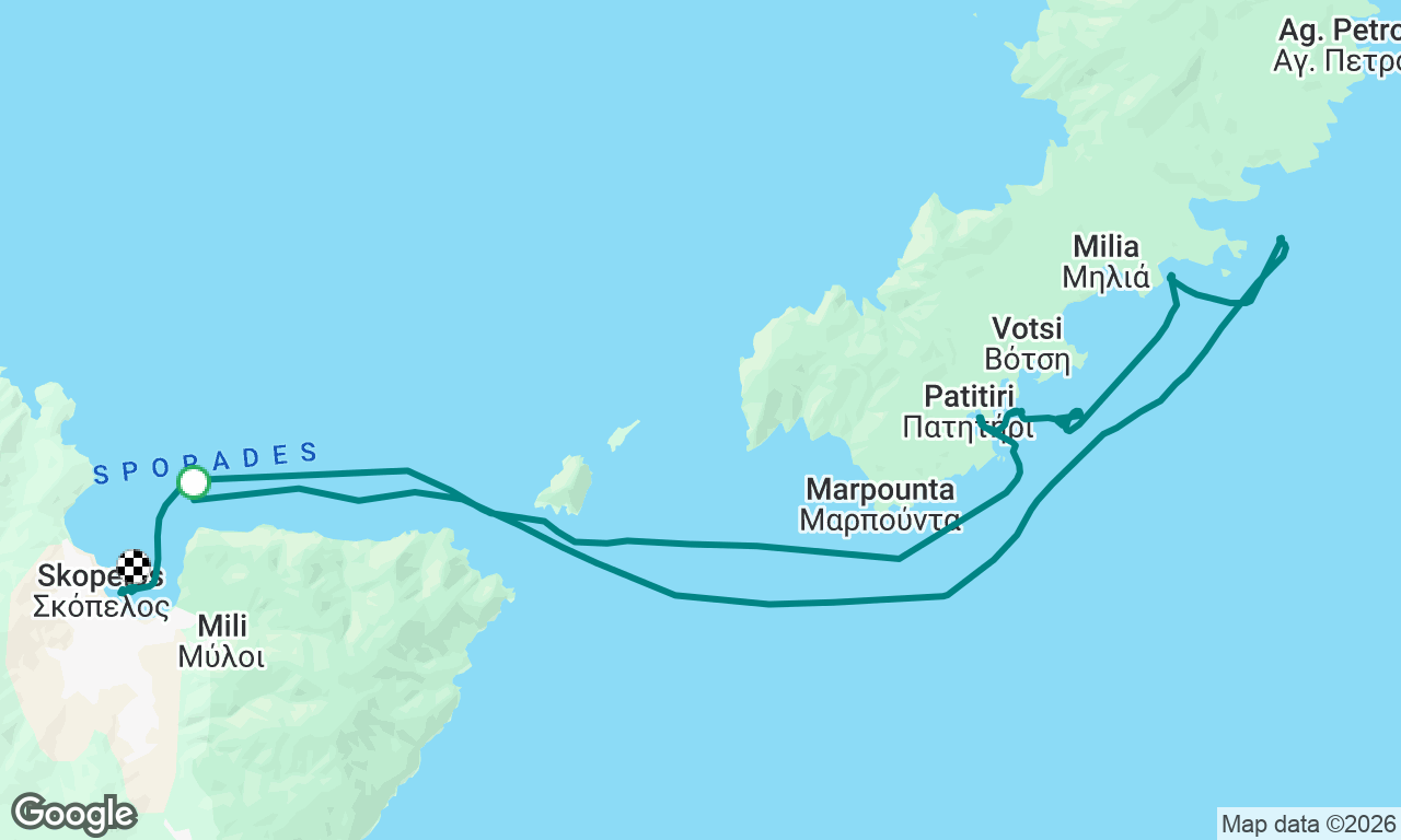 Voyage map