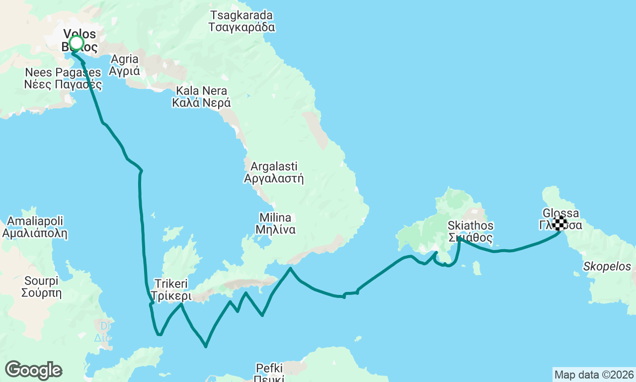 Voyage map
