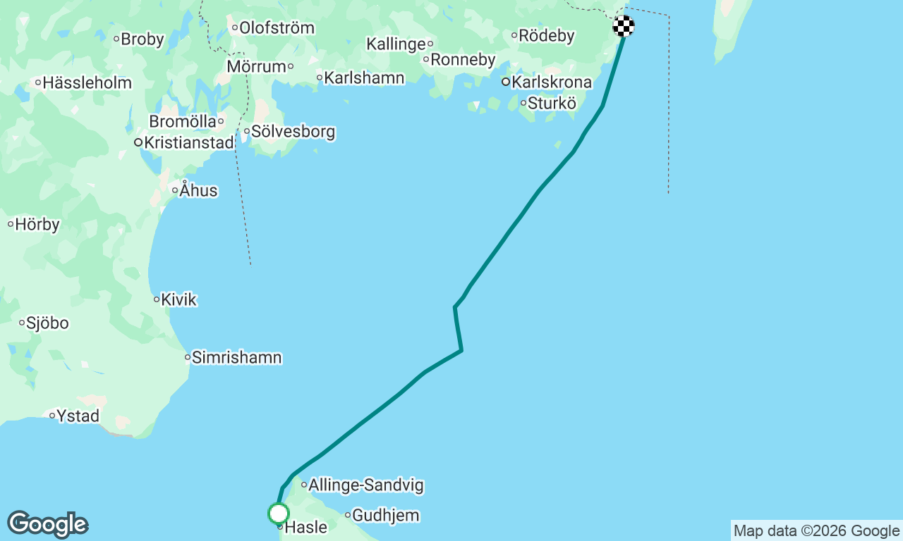 Voyage map