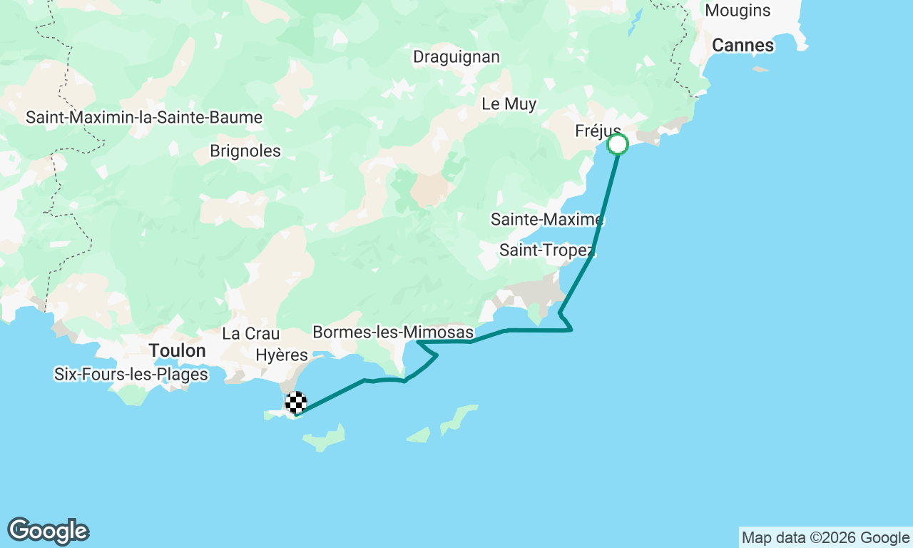 Voyage map