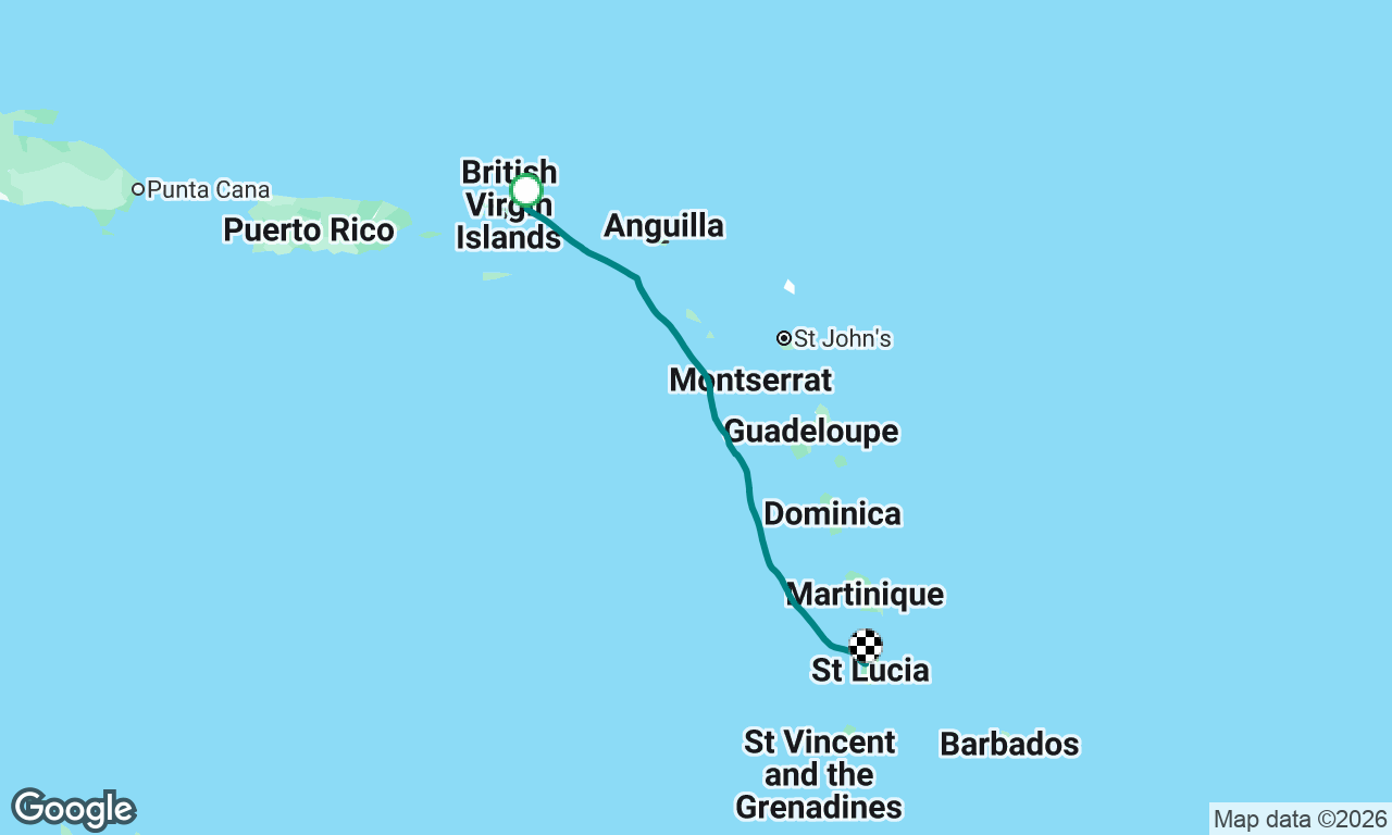 Voyage map