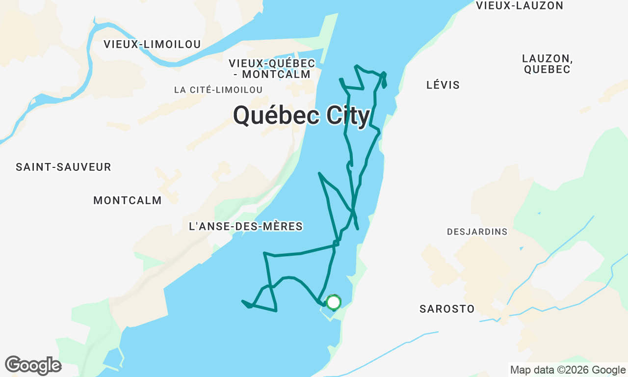 Sortie sur le fleuve 1e juillet