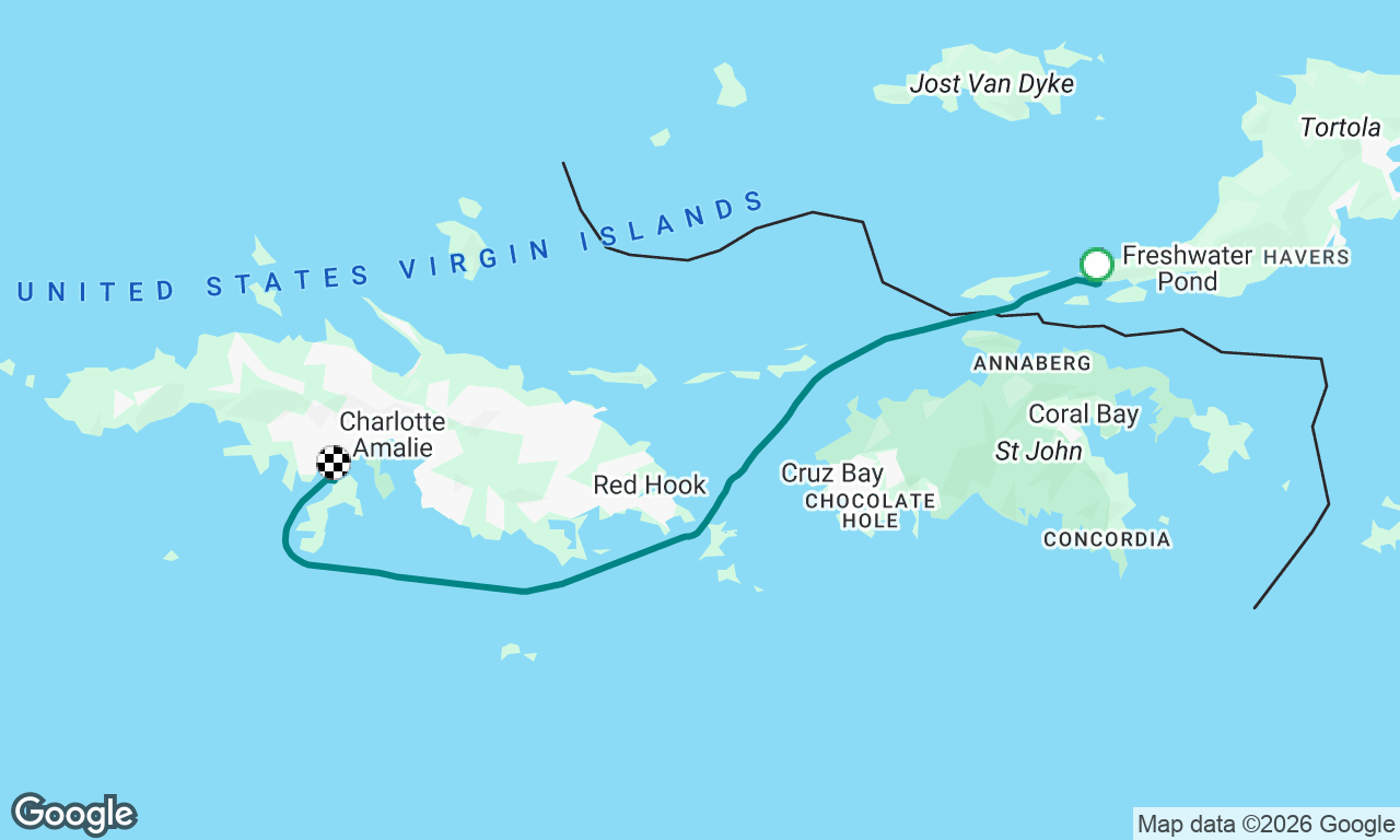 Solo! Tortola to St Thomas, July 26