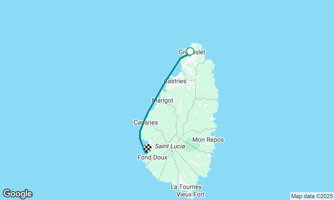 Rodney Bay to The Pitons