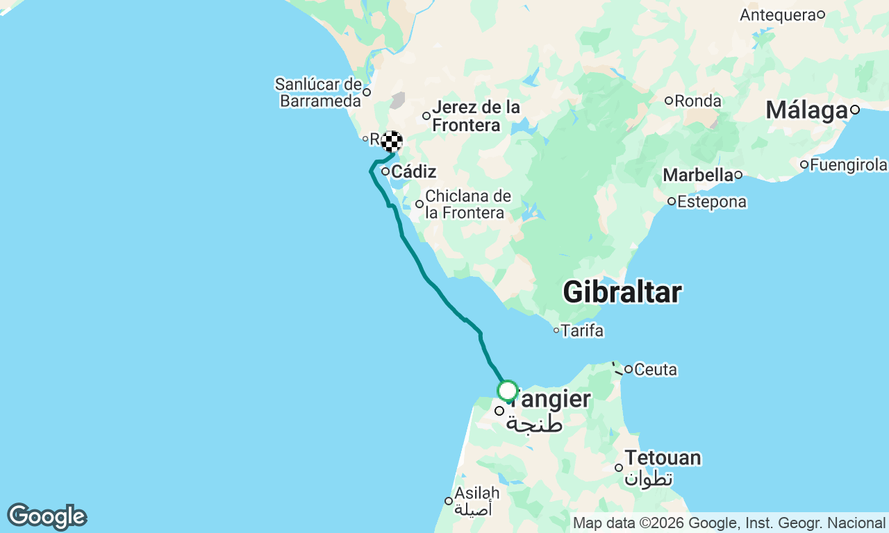 Tanger -> Kadyks