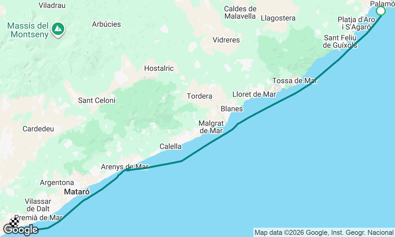 Voyage map