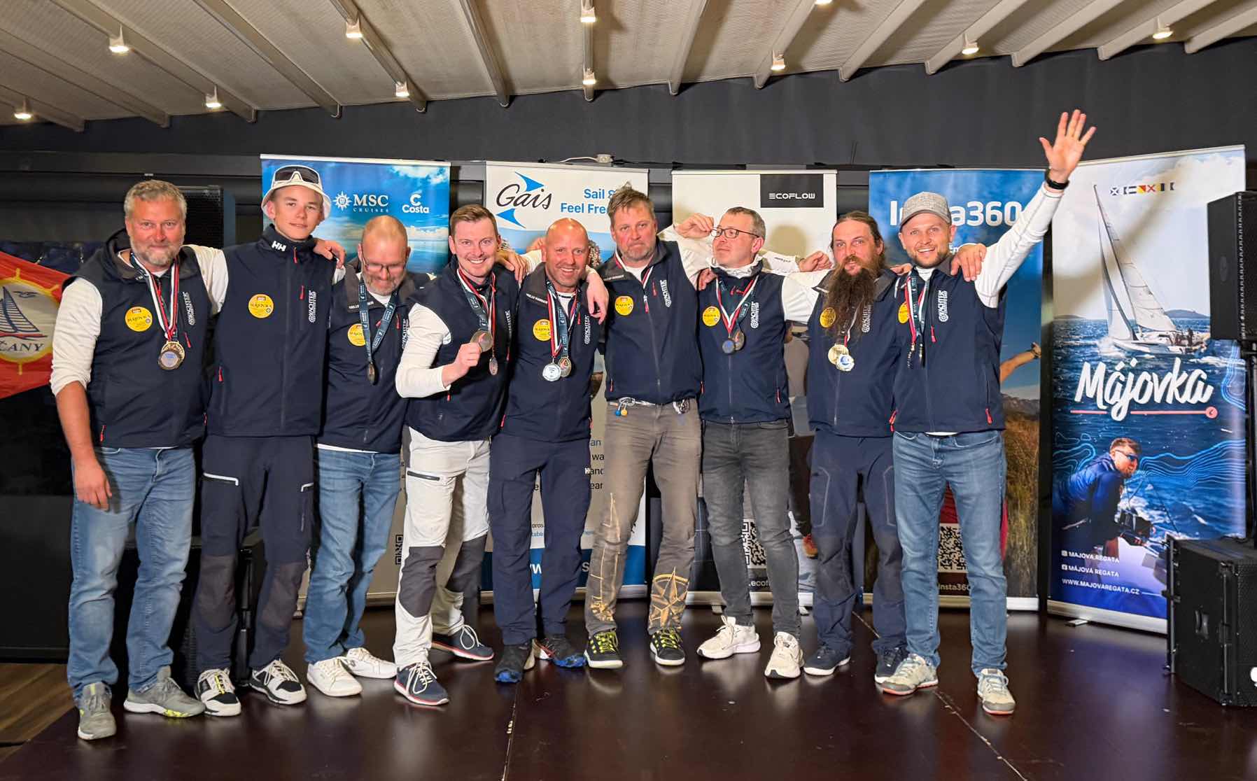 Májová regatta. 
Final day. 
1.place in First 45 class and second place overall. ⛵️🏆🥇🇭🇷_F119CD50-4B60-4A10-99DF-A8B17FDE388F