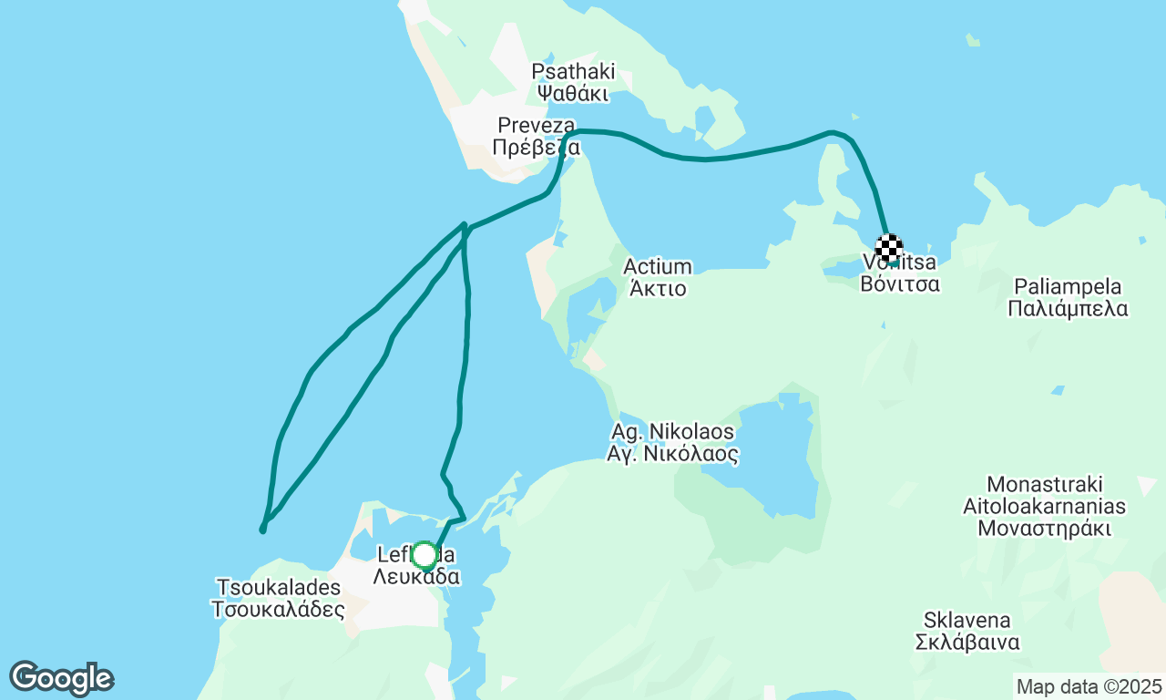 Voyage map