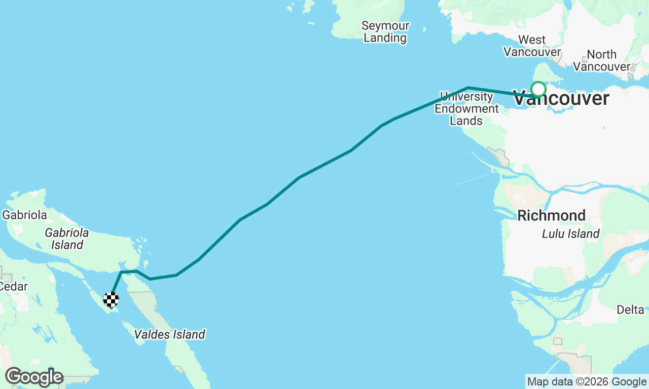 Voyage map