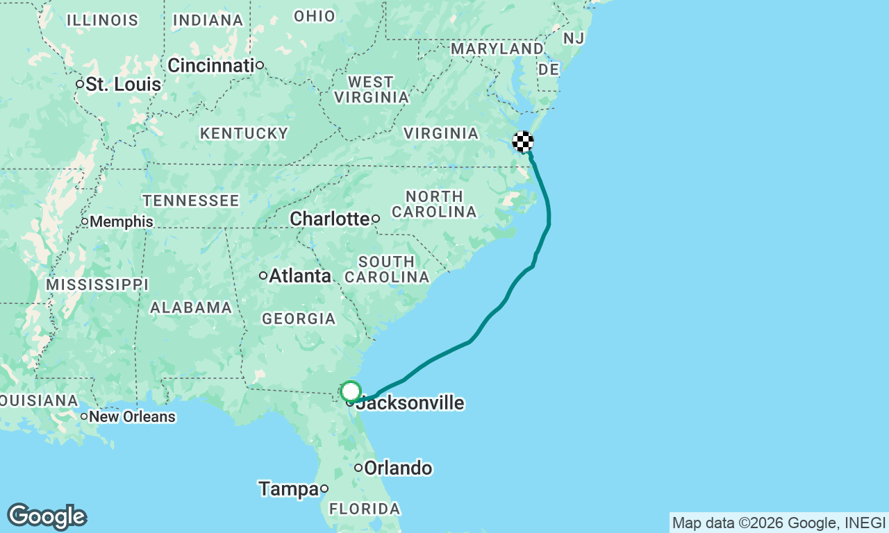 Voyage map