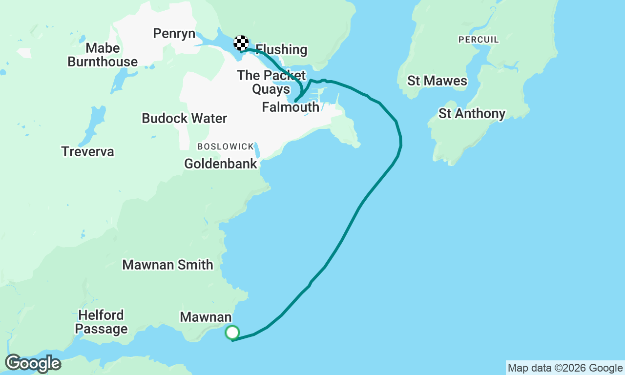 Helford river to Falmouth Marina