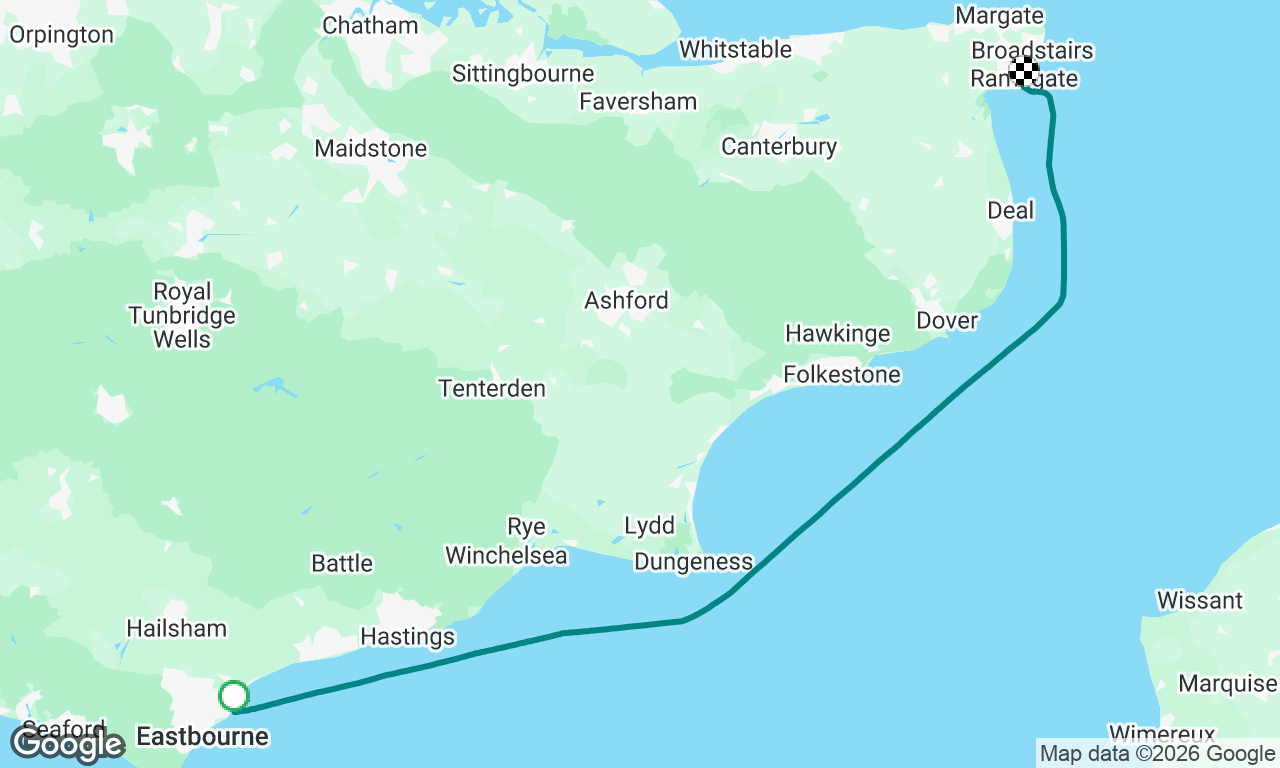 Eastbourne to Ramsgate 