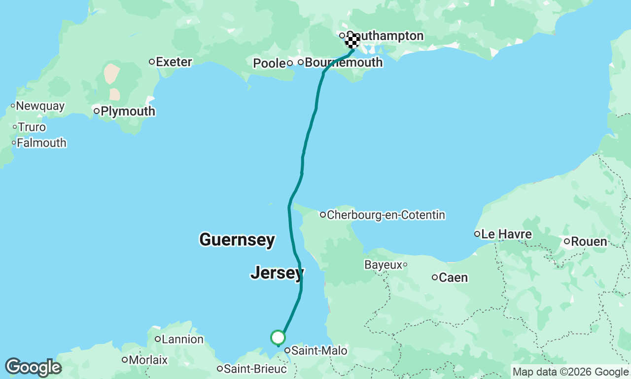 Return leg: RORC St Malo