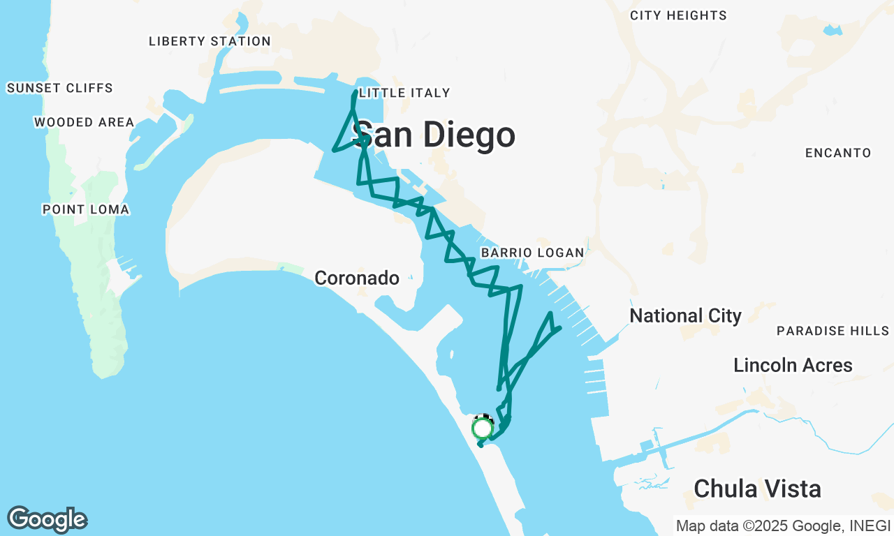 21 kts True - 7.5 kts SOG