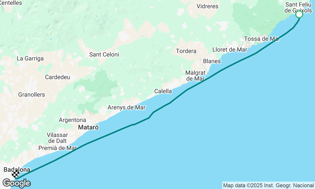 Voyage map