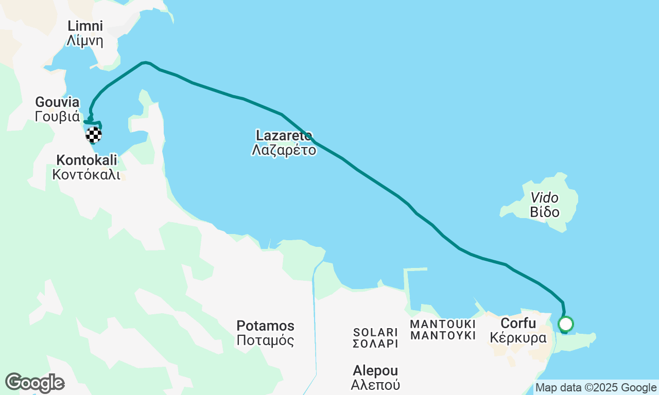 Day 6 Flotilla June 14th: Mandraki to Gouvia 