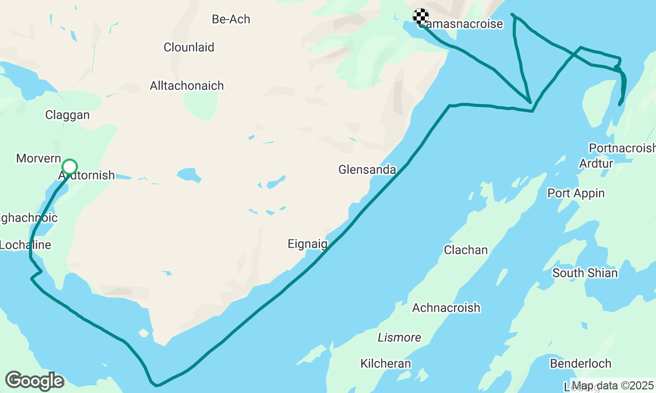 From Lochaline to Loch a'Choire