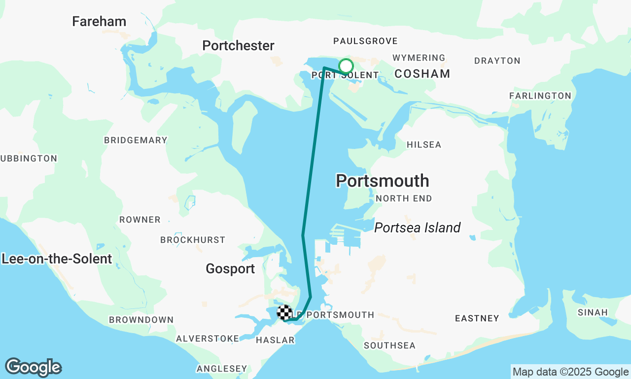 Portsmouth Harbour, Turn & Reefing Practice